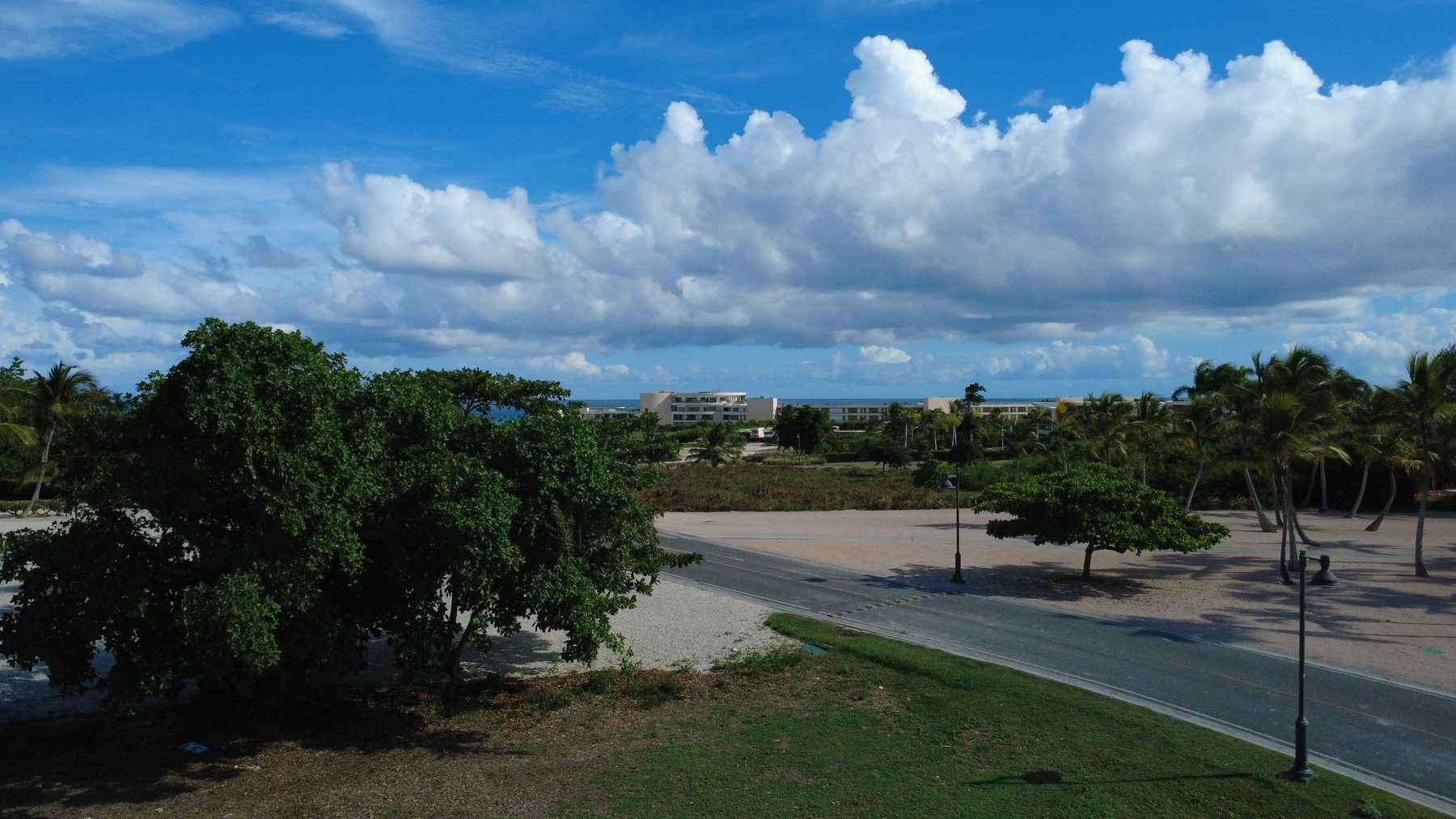 Aerial drone view of Las Palmas 104 on Punta Espada